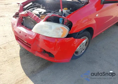 2007 Chevrolet Aveo Ls из США, поврежденный, VIN KL1TD56617B045173